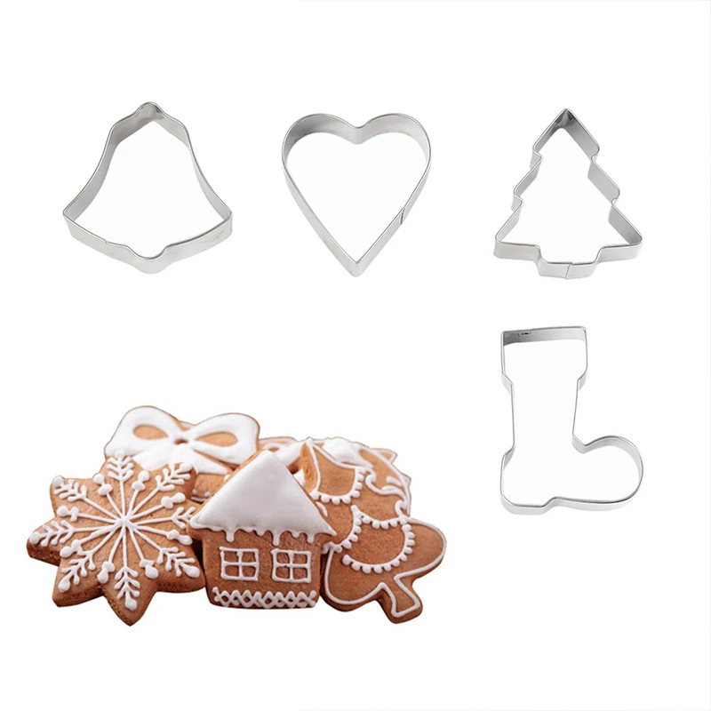 20 Piezas Navidad Cortadores de Galletas,Moldes de Galletas,Acero Inoxidable Galletas Cortador para Pastel Cookie Fondant,para Decoraci/ón de Cookie Navidad