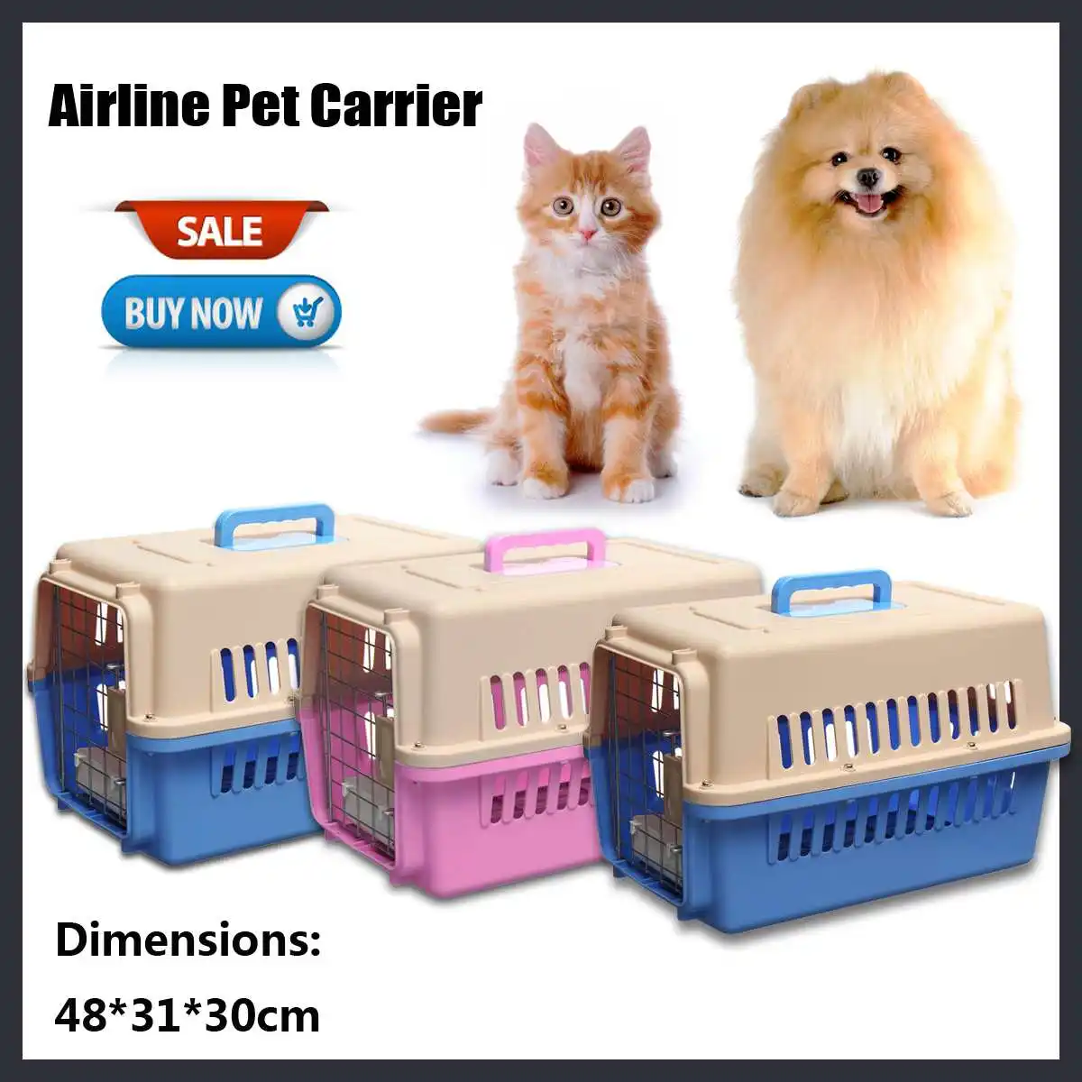 Cat Dog Portable Tote Crate Pet Carrier Kennel Travel Airline Pet Carrier Bag Airline Approved with Water Bowl For Small Dogs
Cat Dog Portable Tote Crate Pet Carrier Kennel Travel Airline Pet Carrier Bag Airline Approved with Water Bowl For Small Dogs