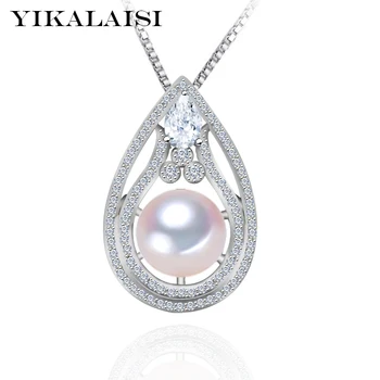 YIKALAISI 925 sterling silver jewelry NEW fashion pendant for women fashion 100% natural freshwater pearl jewelry necklace 
YIKALAISI 925 sterling silver jewelry NEW fashion pendant for women fashion 100% natural freshwater pearl jewelry necklace