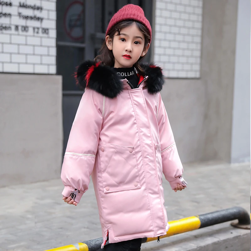 Winter Warm Girl Down Jackets Reversible Design Children Down Parkas Coat Real Colorful Fur Kids Teenager Thick Down Outerwear
Winter Warm Girl Down Jackets Reversible Design Children Down Parkas Coat Real Colorful Fur Kids Teenager Thick Down Outerwear