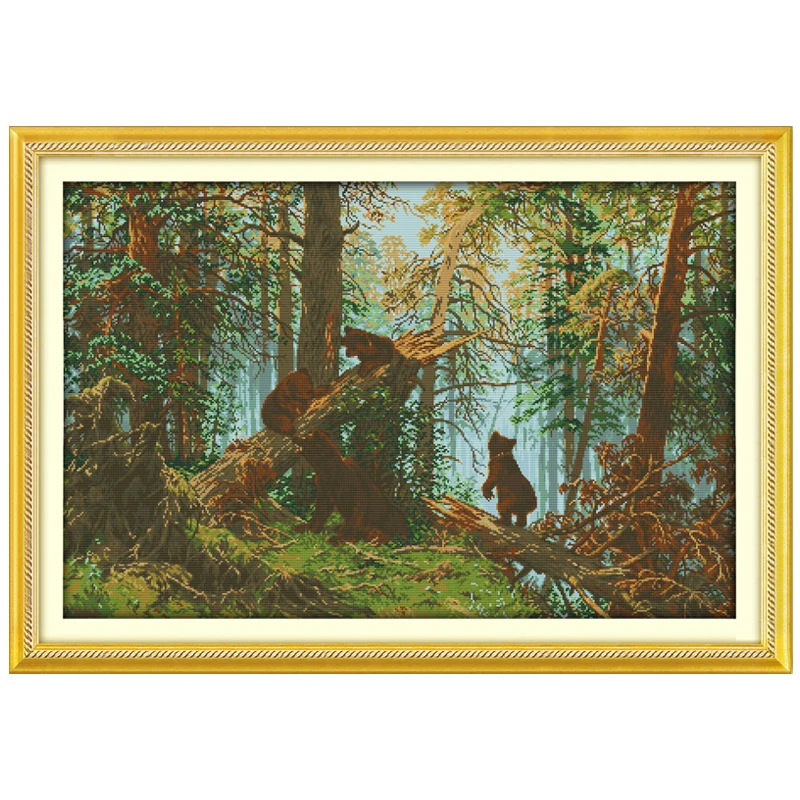 14/16/18/27/28 The Pine Forest Morning Counted Cross Stitch D Cross Stitch Set wholesale Cross-Stitch Kit Embroidery 1th
14/16/18/27/28 The Pine Forest Morning Counted Cross Stitch D Cross Stitch Set wholesale Cross-Stitch Kit Embroidery 1th