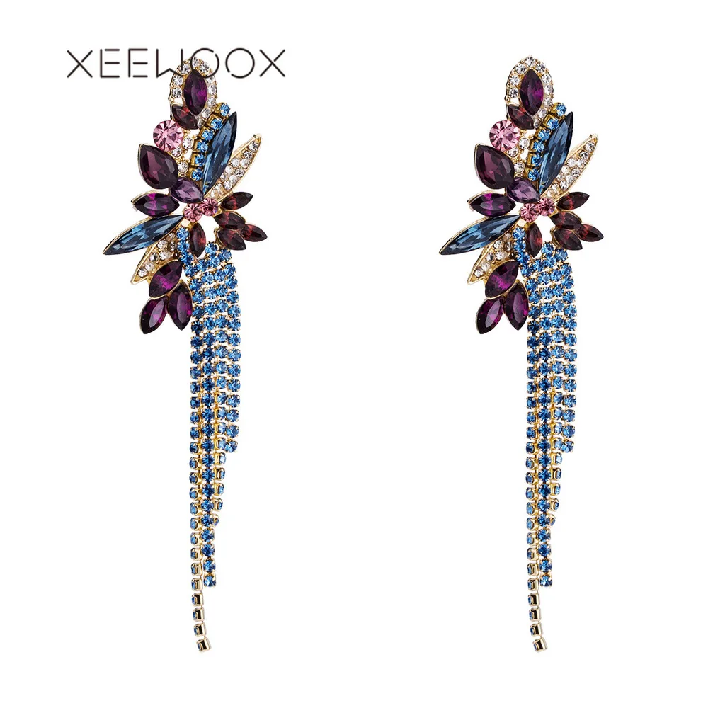 Long tassel Earrings For Women Big Flowers Statement Dangle Earrings Pendants luxury drop Earrings Party Evening Jewelry
Long tassel Earrings For Women Big Flowers Statement Dangle Earrings Pendants luxury drop Earrings Party Evening Jewelry
