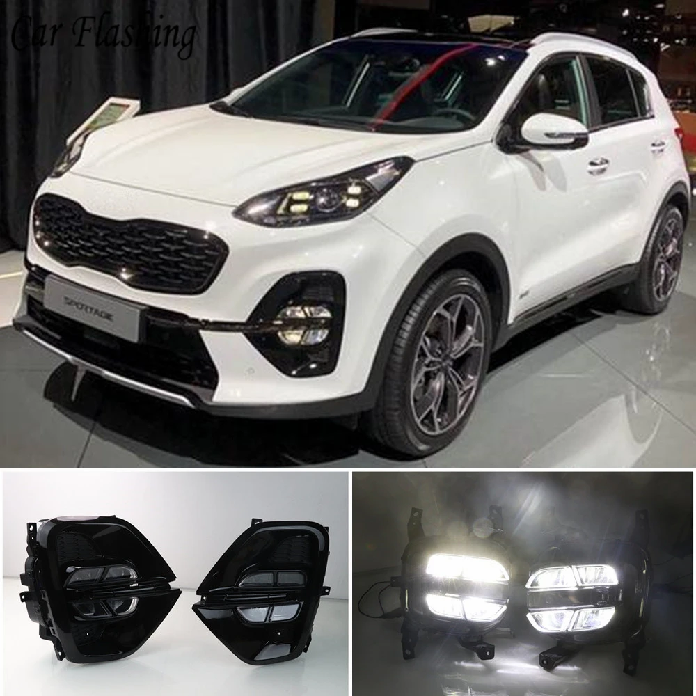 Car Flashing 2pcs LED For Kia sportage KX5 2019 2020 Daytime Running Light DRL LED Day Light Front Bumper Head Fog Lamp White
Car Flashing 2pcs LED For Kia sportage KX5 2019 2020 Daytime Running Light DRL LED Day Light Front Bumper Head Fog Lamp White