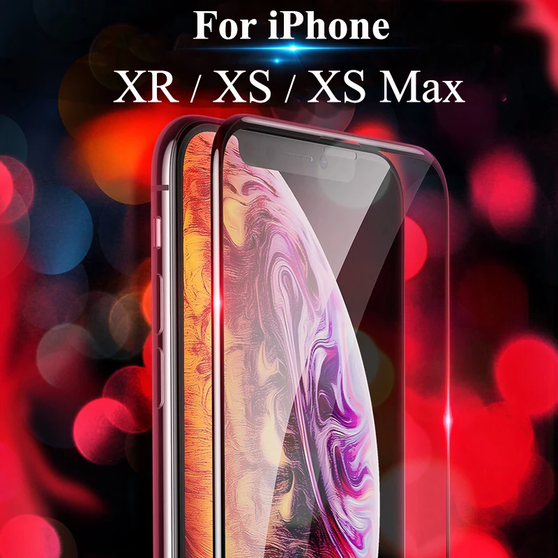 ScreenProtector Protective Glass On The For iPhone XS Max Plus XR 10 Tremp Aphone X S R Sheet SX RX Aifon 10S S10 Glas Tempered | Мобильные