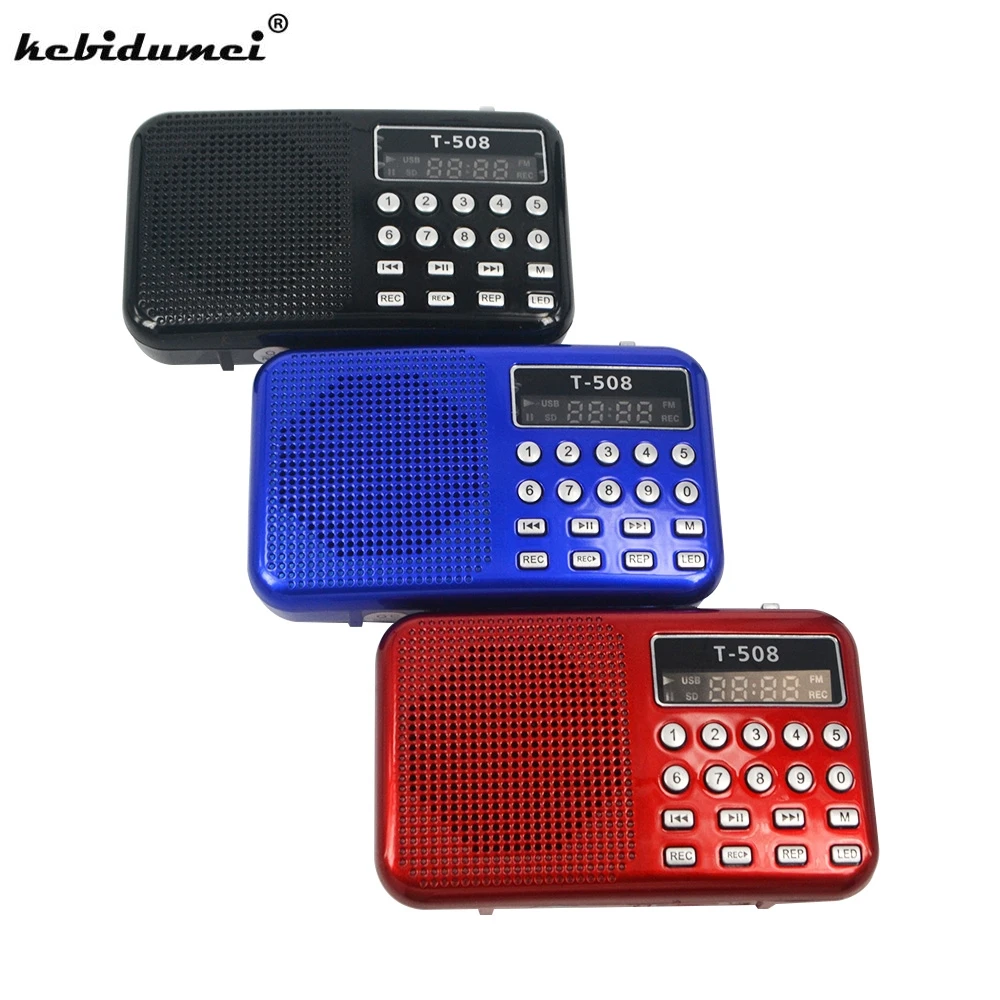 kebidumei 2018 Brand NEW 50mm Internal Magnetic T508 LED Stereo FM Radio Speaker USB TF Card MP3 Music Player
kebidumei 2018 Brand NEW 50mm Internal Magnetic T508 LED Stereo FM Radio Speaker USB TF Card MP3 Music Player