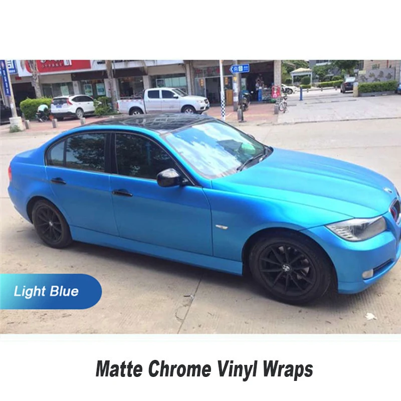 Hot Sale Colored Car Vinyl Wrap Matte Chrome Blue Metallic size:1.52*20m blue Matt chrome Vinyl No Residual Glue
Hot Sale Colored Car Vinyl Wrap Matte Chrome Blue Metallic size:1.52*20m blue Matt chrome Vinyl No Residual Glue