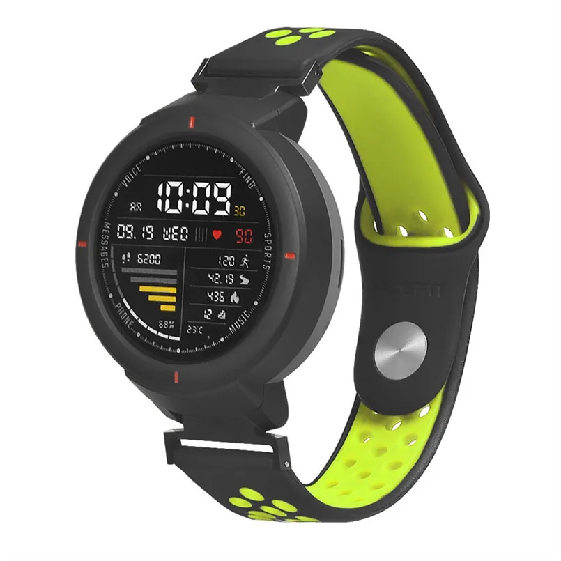 Fashion Watch Band Sports Soft Silicone Replacement Watch Band Wrist Strap For Huami Amazfit Verge 20x240mm 40AP528