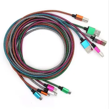 500pcs 1m 2m 3m High Quality Metal Connector Fabric Nylon Braided Micro USB Cable Lead Charger Cord Type C For LETV S8
500pcs 1m 2m 3m High Quality Metal Connector Fabric Nylon Braided Micro USB Cable Lead Charger Cord Type C For LETV S8