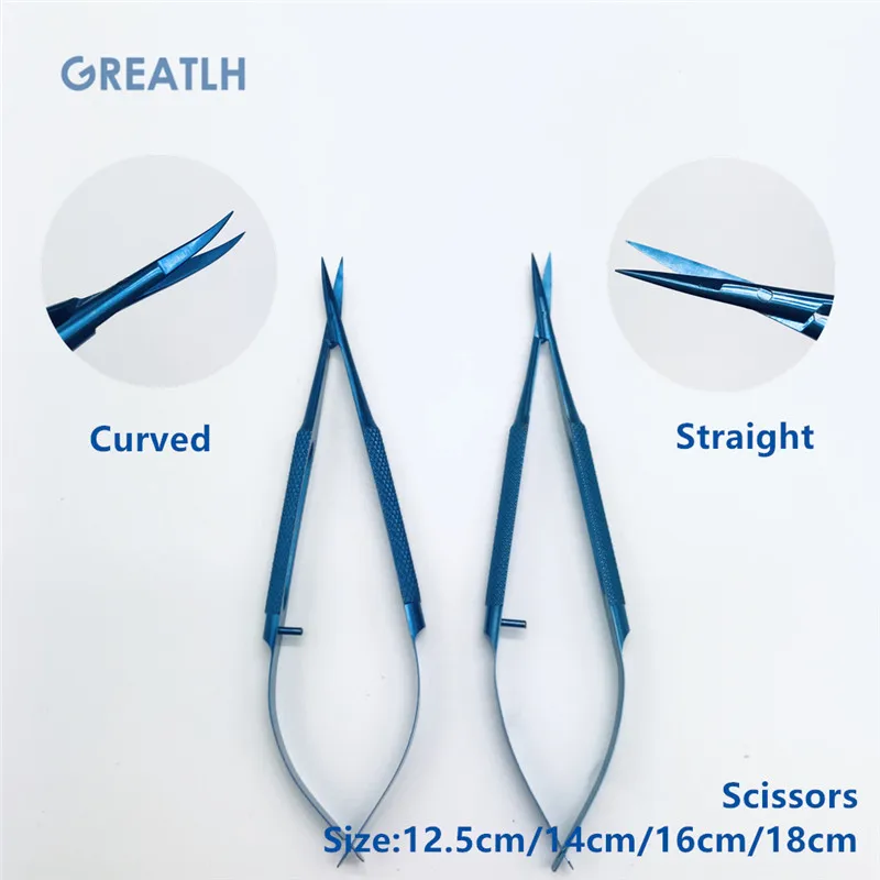 1pcs High Quality titanium alloy Scissors ophthalmic microsurgical instruments surgical tools
1pcs High Quality titanium alloy Scissors ophthalmic microsurgical instruments surgical tools