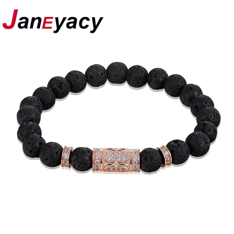 Janeyacy 2018 New Design Rhinestones Men Bracelet Lady Volcanic Stone Natural Fashion Bracelet Men's Energy Elastic Bracelet
Janeyacy 2018 New Design Rhinestones Men Bracelet Lady Volcanic Stone Natural Fashion Bracelet Men's Energy Elastic Bracelet