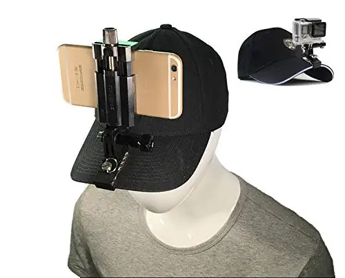Smartphone and Action Camera Hat Cap Clip Mount / Baseball / Backpack Mount fo Gopro Hero 7 6 Xiao Yi Mi, SJCAM no Head Strap
Smartphone and Action Camera Hat Cap Clip Mount / Baseball / Backpack Mount fo Gopro Hero 7 6 Xiao Yi Mi, SJCAM no Head Strap