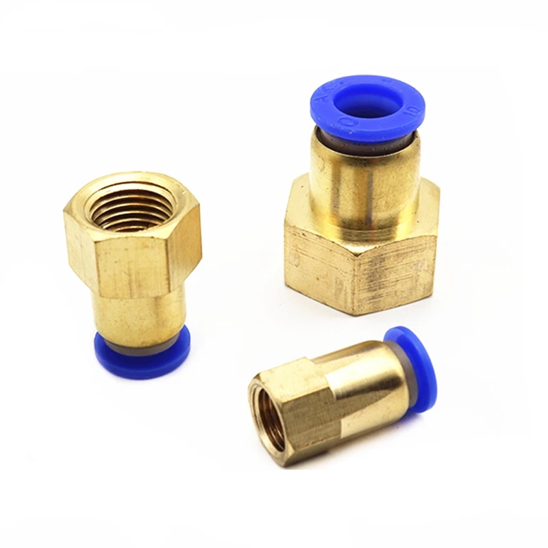PCF" OD Hose Tube 4MM-12MM Pneumatic Connector 1/8'' 1/4'' 3/8'' 1/2''BSP Female thread Push In Fitting for Air Pipe joint
PCF" OD Hose Tube 4MM-12MM Pneumatic Connector 1/8'' 1/4'' 3/8'' 1/2''BSP Female thread Push In Fitting for Air Pipe joint