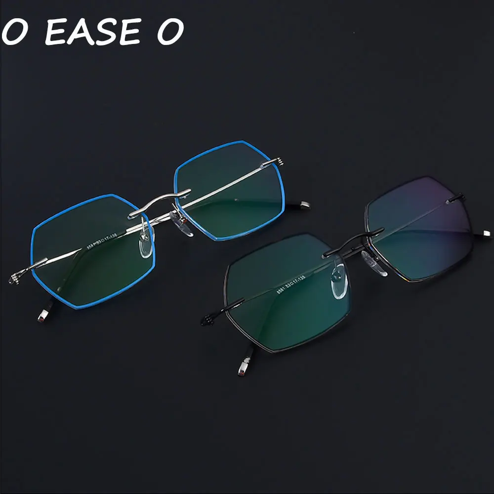 2019 Latest Rimless Unisex Eyeglass Korean Men Optical Frame Including 1.61-8 Anti Blue Ray Prescription Lens 8581 O EASE O
2019 Latest Rimless Unisex Eyeglass Korean Men Optical Frame Including 1.61-8 Anti Blue Ray Prescription Lens 8581 O EASE O
