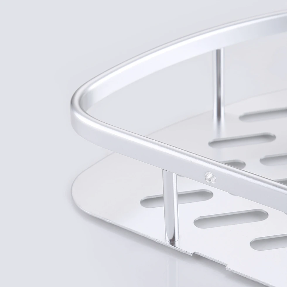 Generic Triangle Shower Corner Bathroom Shelf Storage Basket Holder