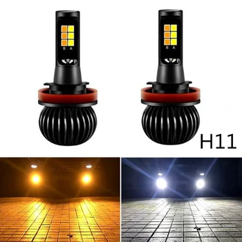 2pcsH11 H8 led Car Fog Bulb Dual Color White Yellow Blue / Ice Blue 12v For Mitsubishi ASX Suzuki Subaru Acura Jeep Hyundai
2pcsH11 H8 led Car Fog Bulb Dual Color White Yellow Blue / Ice Blue 12v For Mitsubishi ASX Suzuki Subaru Acura Jeep Hyundai