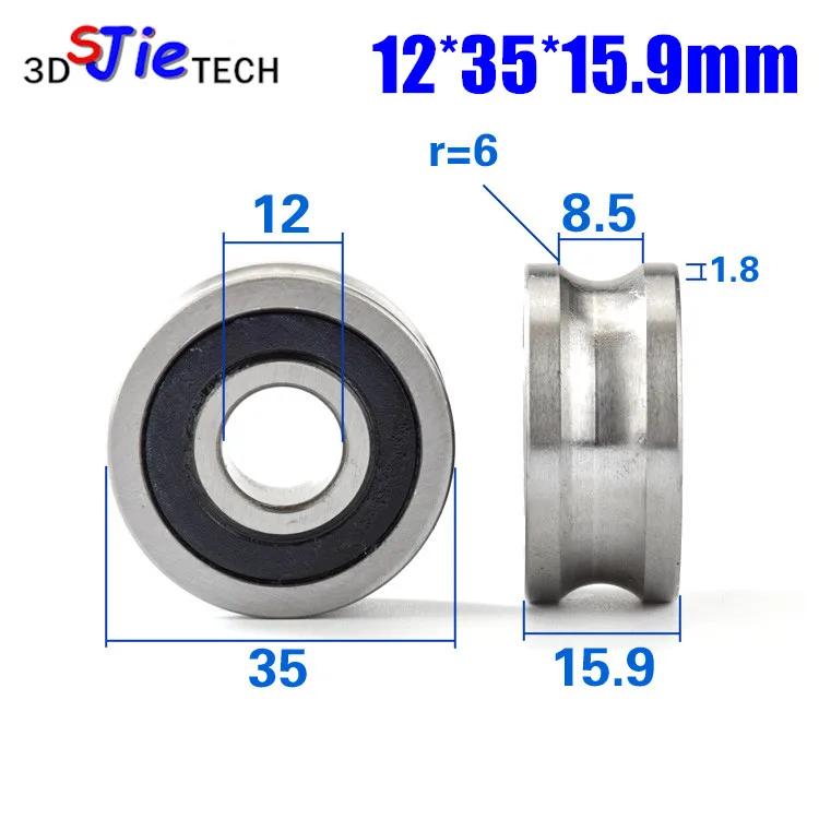 1 шт. 12*35*15,9 мм LFR5201-12mm оптическая ось, U паз подшипник шкив/прокатное колесо, для оптической оси диаметром 12 мм
1 шт. 12*35*15,9 мм LFR5201-12mm оптическая ось, U паз подшипник шкив/прокатное колесо, для оптической оси диаметром 12 мм