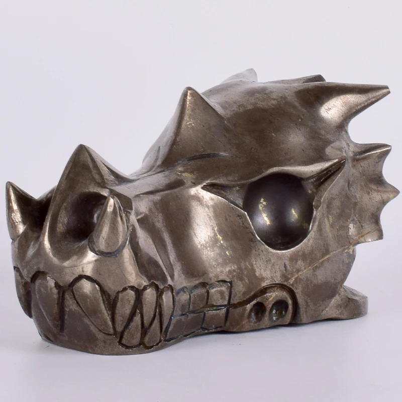 6 inch Natural Aagte Crystal Dragon Skull Head 752 g Crystal Carved Statue Healing Carving Stone Quartz Feng Shui Decpr Figurine
6 inch Natural Aagte Crystal Dragon Skull Head 752 g Crystal Carved Statue Healing Carving Stone Quartz Feng Shui Decpr Figurine