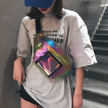 Holographic Women Fanny Pack Belt Waist Bag Phone Pouch Reflective Laser Travel Shoulder Bag Party Rave Hip Bum Bag Waist Pack
Holographic Women Fanny Pack Belt Waist Bag Phone Pouch Reflective Laser Travel Shoulder Bag Party Rave Hip Bum Bag Waist Pack