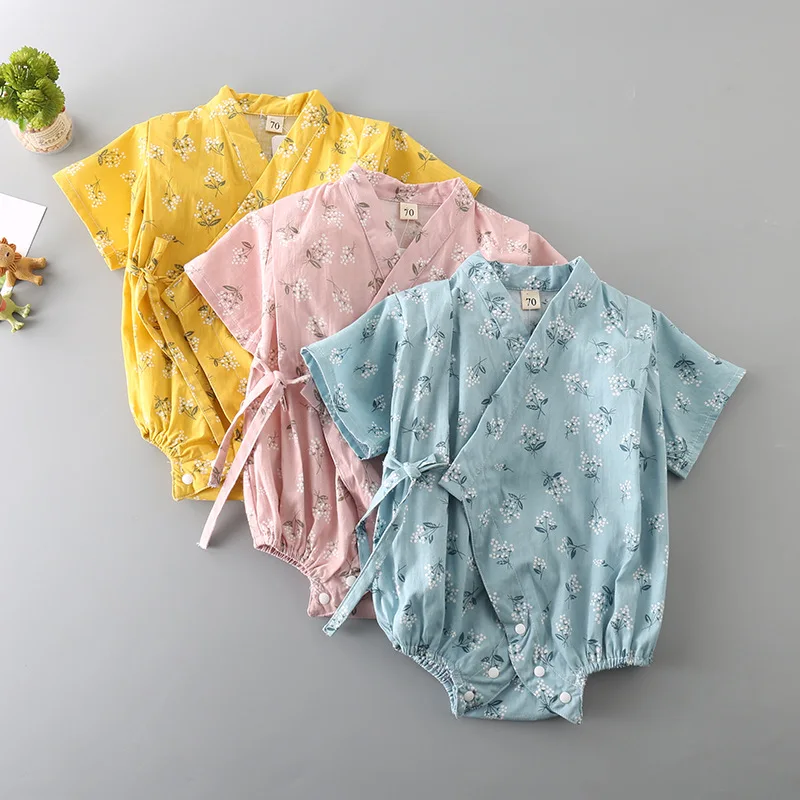 Wholesale/retail Summer Baby Kimono Rompers Girls Boys Floral Japanese Tracksuit Kids Casual Newborn Infants Babies Jumpsuits
Wholesale/retail Summer Baby Kimono Rompers Girls Boys Floral Japanese Tracksuit Kids Casual Newborn Infants Babies Jumpsuits