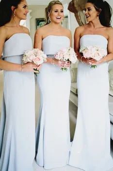 brautjungfernkleid New Style Mermaid Bridesmaid Dress With Bow Back Strapless Long Brides Maid Dresses
brautjungfernkleid New Style Mermaid Bridesmaid Dress With Bow Back Strapless Long Brides Maid Dresses