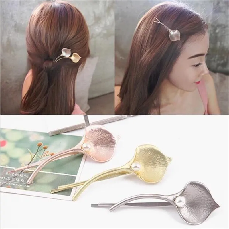 Fashion Wedding Hair Jewelry Flower Barrettes Solid Metal Leaf Pearl Hair Clips Hairpins Hair Accessories for Women Girl
Fashion Wedding Hair Jewelry Flower Barrettes Solid Metal Leaf Pearl Hair Clips Hairpins Hair Accessories for Women Girl
