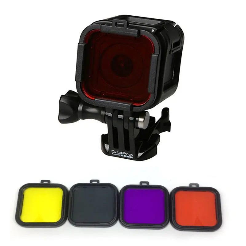 Underwater Diving Filter for Gopro Hero 4 session/5 session Cube Lens Cap Lens Protector Waterproof Filter for Gopro 5 session
Underwater Diving Filter for Gopro Hero 4 session/5 session Cube Lens Cap Lens Protector Waterproof Filter for Gopro 5 session