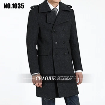 Autumn Winter Men's Fashion Slim Medium-long Woolen Coat New Design Men Thicken Outwear Plus size Jacket ! S-5XL free shipping
Autumn Winter Men's Fashion Slim Medium-long Woolen Coat New Design Men Thicken Outwear Plus size Jacket ! S-5XL free shipping