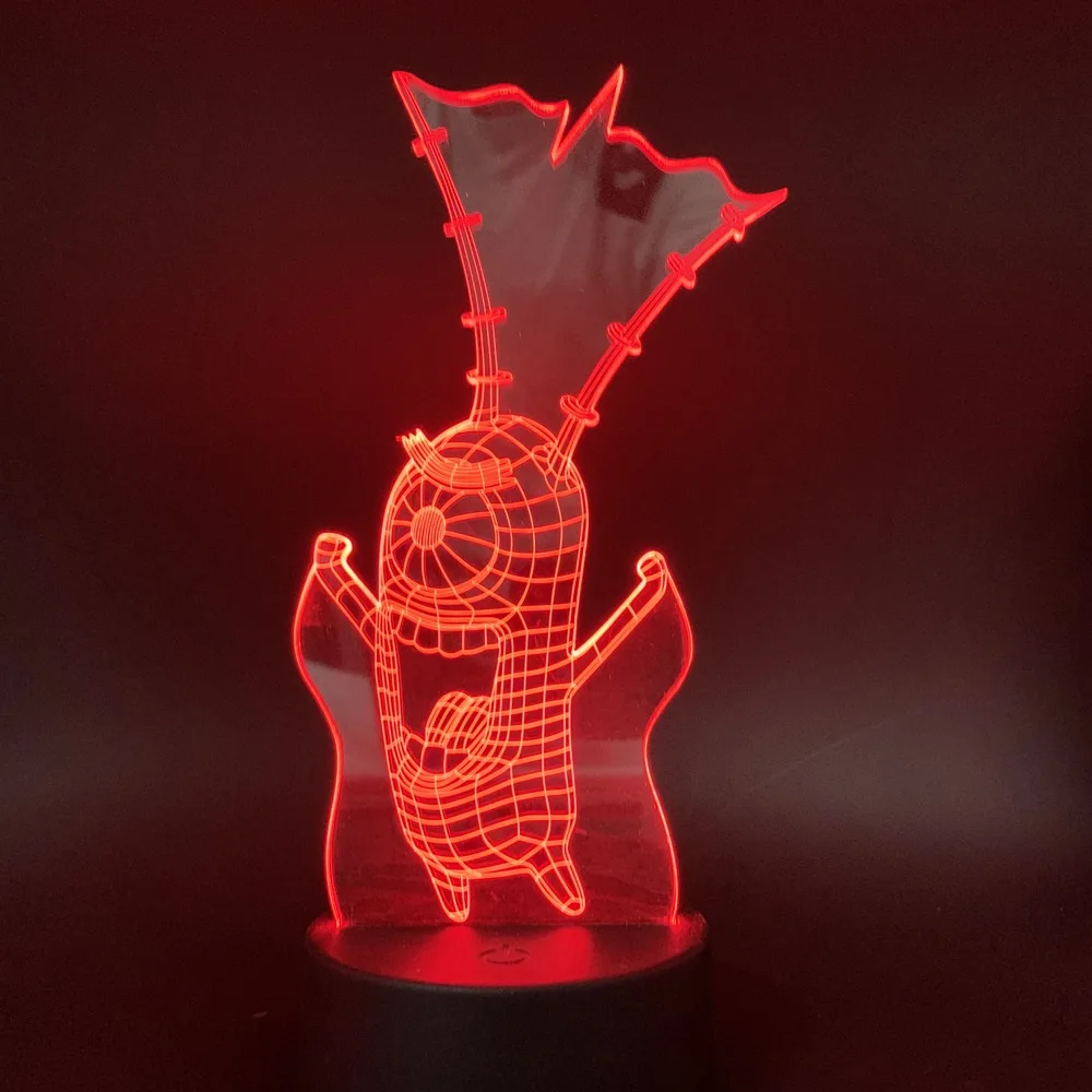3D Lamp SpongeBob SquarePants Sheldon James Plankton Jr Plankton Gift for Children USB Living Room Night Light Lamp Decoration
3D Lamp SpongeBob SquarePants Sheldon James Plankton Jr Plankton Gift for Children USB Living Room Night Light Lamp Decoration
