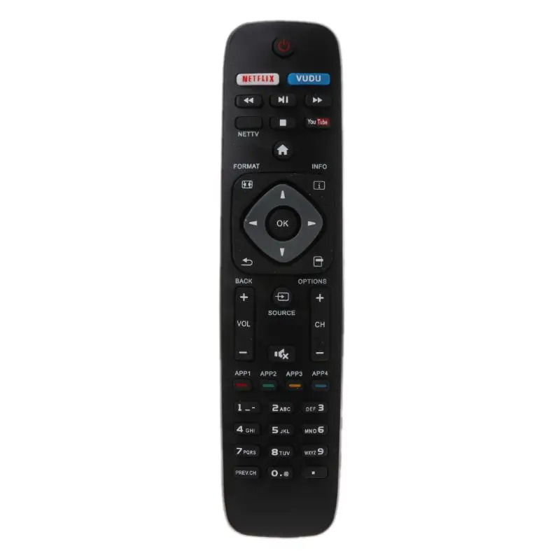 Remote Control for Philips TV 50PFL5601/F7 65PFL5602/F7 55PFL5602/F7 50PFL5602/F7 43PFL5602/F7 32PFL4902/F7 40PFL4901/F7 43PFL49
Remote Control for Philips TV 50PFL5601/F7 65PFL5602/F7 55PFL5602/F7 50PFL5602/F7 43PFL5602/F7 32PFL4902/F7 40PFL4901/F7 43PFL49