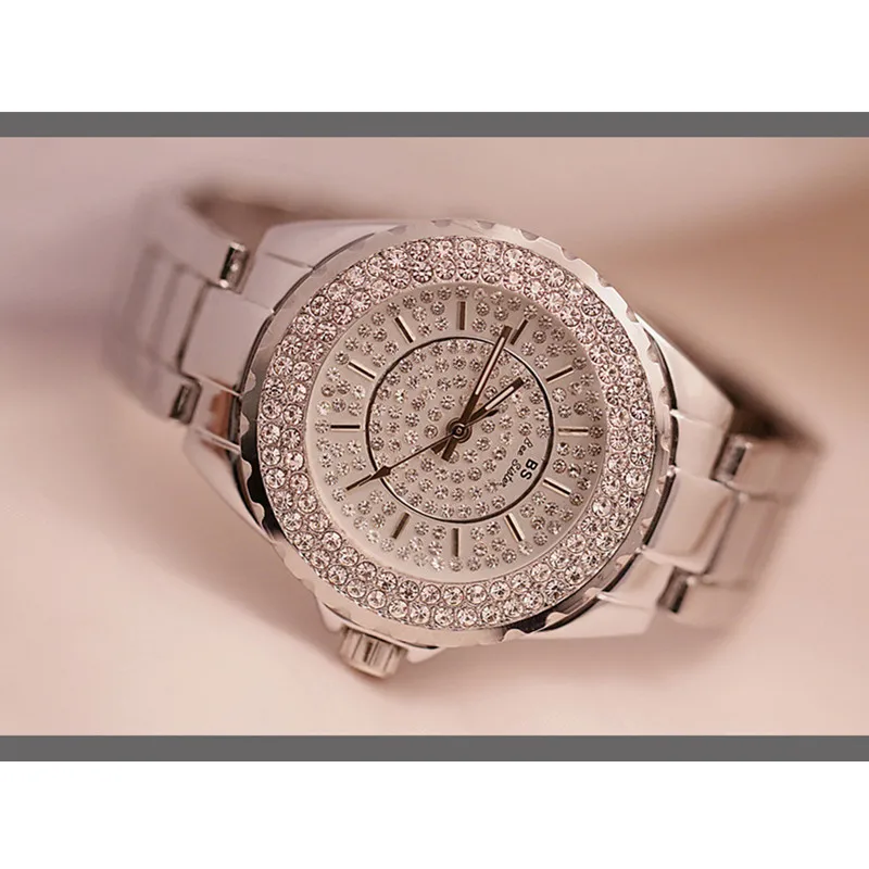 High-end Custom Full Rhinestone Alloy Material Female Watch 2019 Hot Quartz Movement Ladies Watch Hardlex Round Chronograph
High-end Custom Full Rhinestone Alloy Material Female Watch 2019 Hot Quartz Movement Ladies Watch Hardlex Round Chronograph