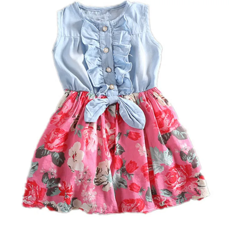 Baby Girls Dress Lovely Hot Kids Jean Denim Bow Flower Ruffled Sundress Dress for Girls Clothing Costume
Baby Girls Dress Lovely Hot Kids Jean Denim Bow Flower Ruffled Sundress Dress for Girls Clothing Costume