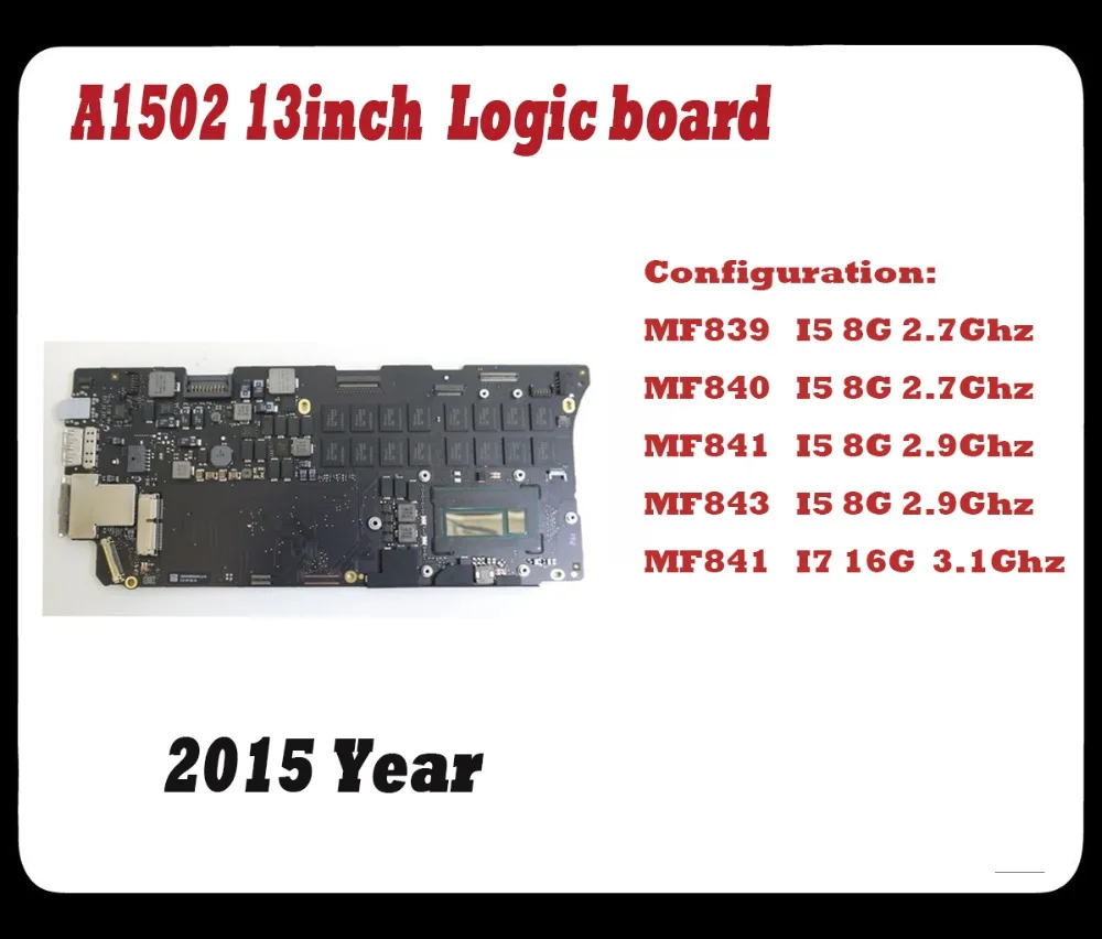 Original Laptop A1502 motherboard for macbook pro retina 13inch A1502 logic board MF841 I7 16g 3.1gHZ 2015 Year
Original Laptop A1502 motherboard for macbook pro retina 13inch A1502 logic board MF841 I7 16g 3.1gHZ 2015 Year
