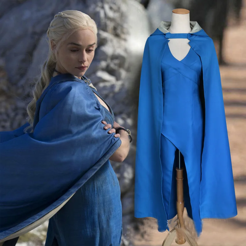 Game of Thrones Season 1 Daenerys Targaryen Dress Mother of Dragon Dress Costume Adult Women's Halloween Carnival Party Costume
Game of Thrones Season 1 Daenerys Targaryen Dress Mother of Dragon Dress Costume Adult Women's Halloween Carnival Party Costume