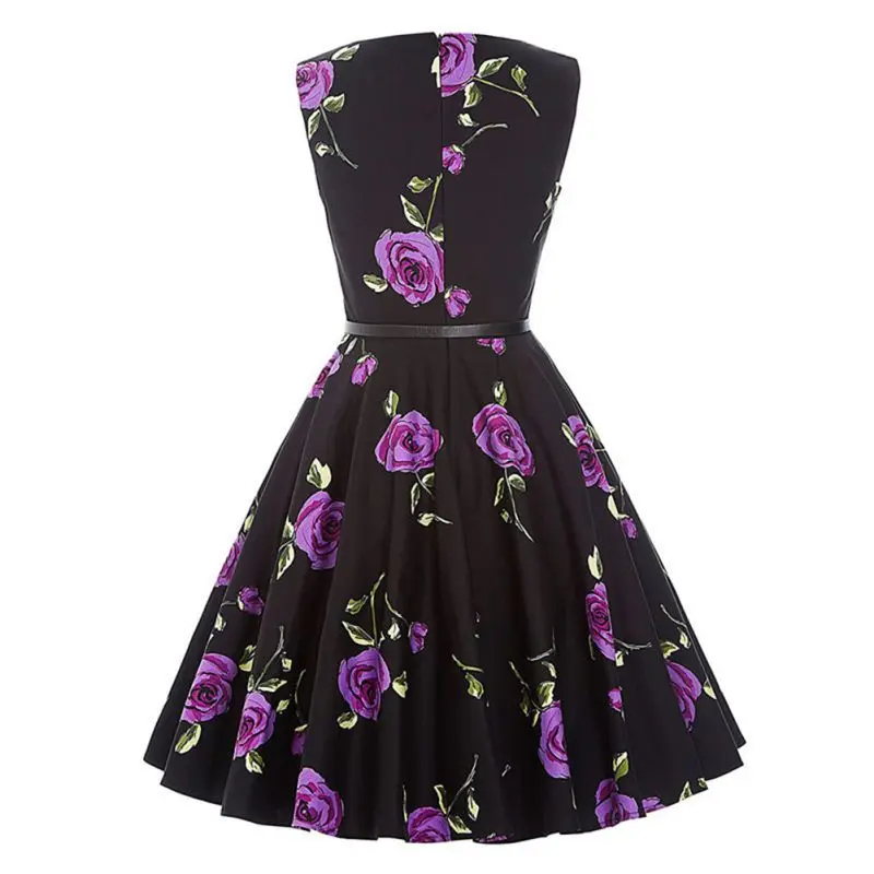 Women Christmas Printed Sashes Retro Dress Sleeveless Vintage Big Swing Dress With Belt Printed Lace Strap Slim Dress 
Women Christmas Printed Sashes Retro Dress Sleeveless Vintage Big Swing Dress With Belt Printed Lace Strap Slim Dress
