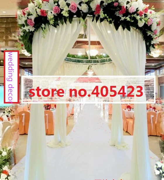 white color diameter 2m * height 3m wedding decoration custom-made color round canopy / chuppah / arbor fabric drape
white color diameter 2m * height 3m wedding decoration custom-made color round canopy / chuppah / arbor fabric drape