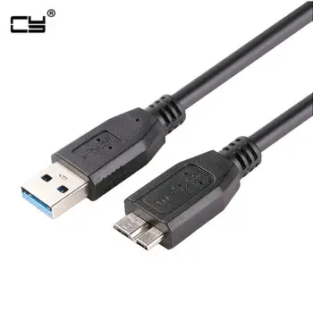 

USB 3.0 Type A to Micro B Cable USB3.0 Fast Data Sync Cable Cord for External Hard Drive Disk HDD Samsung S5 30cm 50cm 100cm