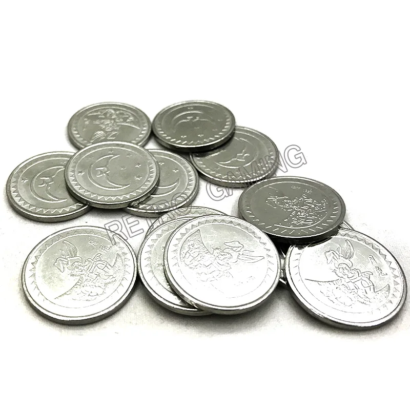 100pcs per bag Arcade Style Gaming Coin Tokens 25*1.85mm Stainless steel tokens for Arcade MAME Amusement Machine Cabinet
100pcs per bag Arcade Style Gaming Coin Tokens 25*1.85mm Stainless steel tokens for Arcade MAME Amusement Machine Cabinet