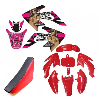 For XR50 CRF50 50/70/90/110/125CC Red Plastics Fender Sexy Sticker Red &Black Seat
For XR50 CRF50 50/70/90/110/125CC Red Plastics Fender Sexy Sticker Red &Black Seat