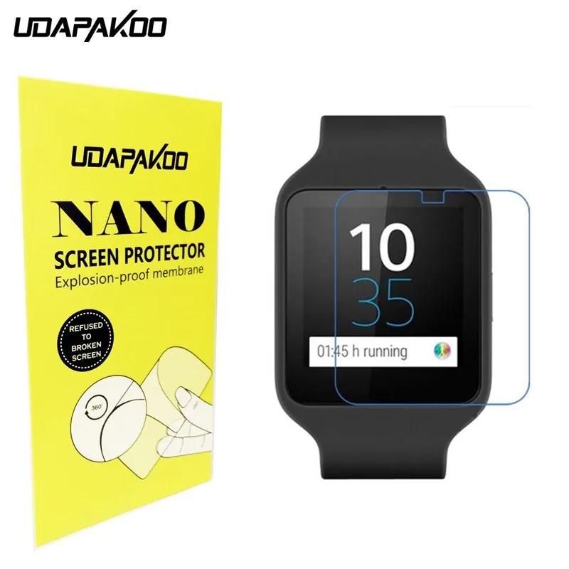 Soft Glass film Nano Explosion-proof glass Screen Protector For Sony Xperia SmartWatch 3 SWR50 SmartWatch 2 SW2
Soft Glass film Nano Explosion-proof glass Screen Protector For Sony Xperia SmartWatch 3 SWR50 SmartWatch 2 SW2