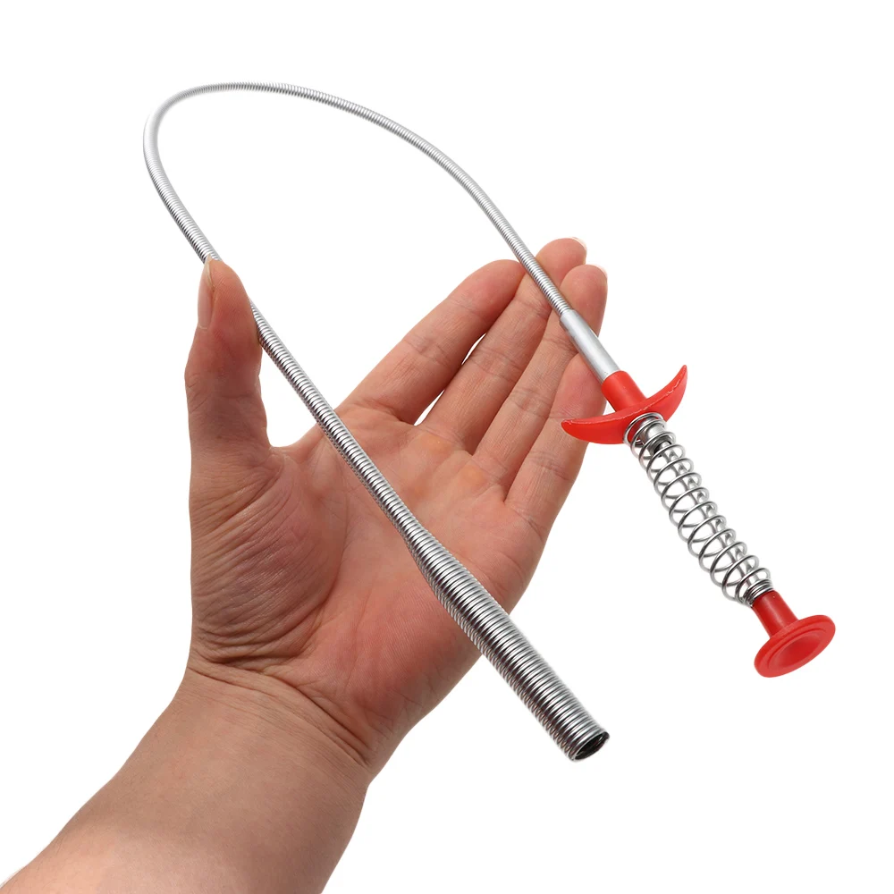 1PC Creative Practical New Bathroom Kitchen Sink Cleaning Hook Sewer Dredging Device Spring Pipe Hair Dredging Cleaning Tool
1PC Creative Practical New Bathroom Kitchen Sink Cleaning Hook Sewer Dredging Device Spring Pipe Hair Dredging Cleaning Tool