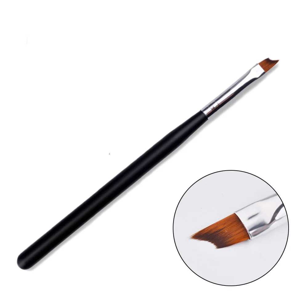 1x Fashion New Charming Smile Half Moon Shape Acrylic French Nail Brush UV Gel Painting Brush Black Handle DIY Manicure Pen Tool
1x Fashion New Charming Smile Half Moon Shape Acrylic French Nail Brush UV Gel Painting Brush Black Handle DIY Manicure Pen Tool