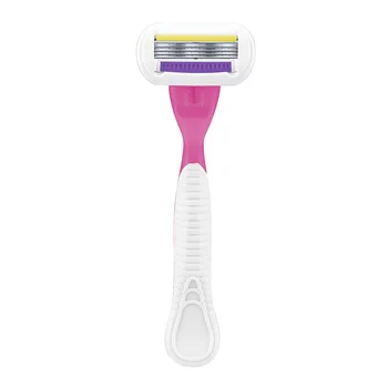 Women's 1PC 4-layer Pink Handle Razor Safety Shaving Blades Lovely Shape Professional Design for Female Shaving Tool
Women's 1PC 4-layer Pink Handle Razor Safety Shaving Blades Lovely Shape Professional Design for Female Shaving Tool