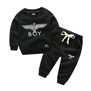 2018 Winter New Baby Boy Clothes Black Eagle Top+pants Boy Sets Baby Boy Long sleeve Sweatshirt 2 Piece Set Clothes
2018 Winter New Baby Boy Clothes Black Eagle Top+pants Boy Sets Baby Boy Long sleeve Sweatshirt 2 Piece Set Clothes