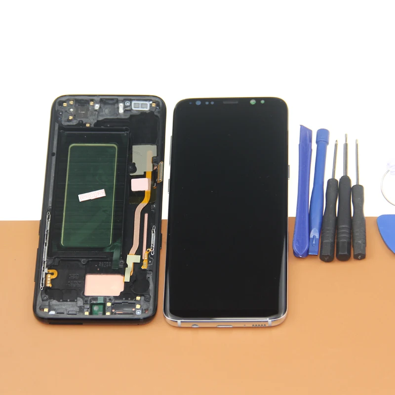 SUPER AMOLED LCD For SAMSUNG GALAXY S8 Display G950 G950F G950FD Touch Screen Digitizer Replacement S8 Plus LCD G955
SUPER AMOLED LCD For SAMSUNG GALAXY S8 Display G950 G950F G950FD Touch Screen Digitizer Replacement S8 Plus LCD G955