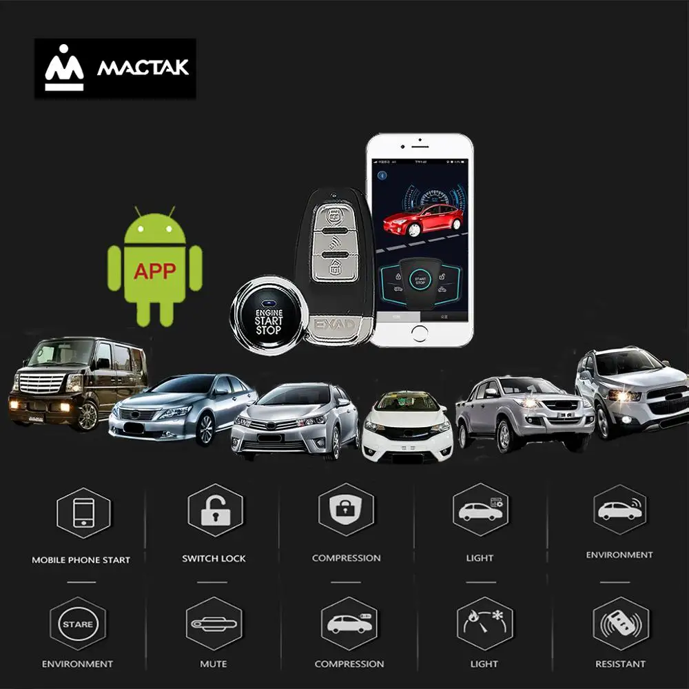 Car accessories Keyless Entry Comfort System PKE android mobile Phone APP Remote Start Car Engine Car Alarm Push 963
Car accessories Keyless Entry Comfort System PKE android mobile Phone APP Remote Start Car Engine Car Alarm Push 963