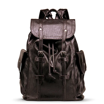 Fashion Travel Men for 14 inch Laptop Backpack PU Leather Casual High Quality Big Capacity Casual School Backpack For Teenagers
Fashion Travel Men for 14 inch Laptop Backpack PU Leather Casual High Quality Big Capacity Casual School Backpack For Teenagers