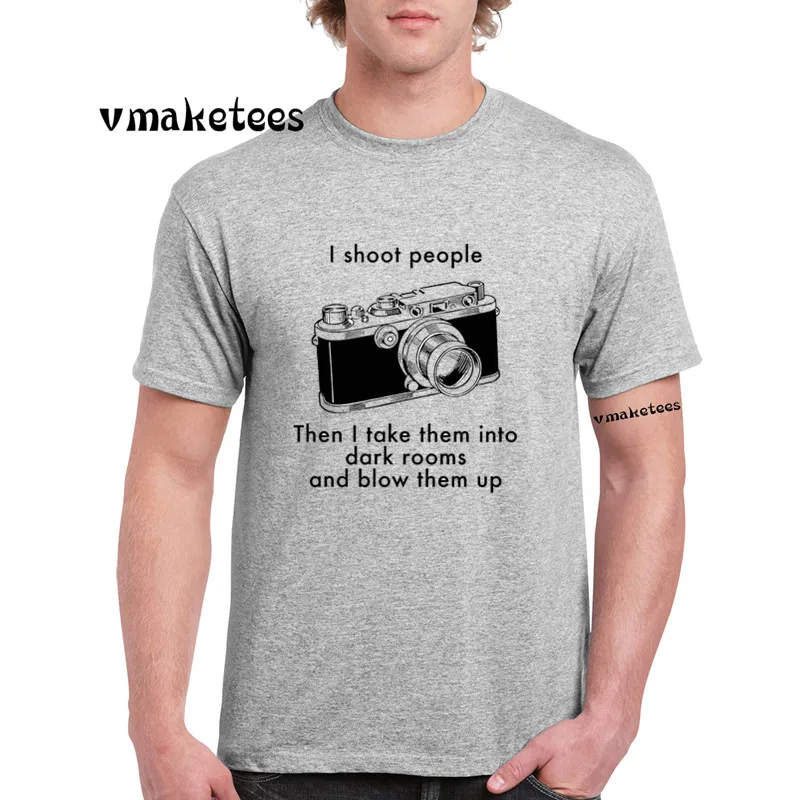 Men Print Camera Photography Photograph Photo T Shirt Summer Casual I Shoot People T-shirt GMT944
Men Print Camera Photography Photograph Photo T Shirt Summer Casual I Shoot People T-shirt GMT944
