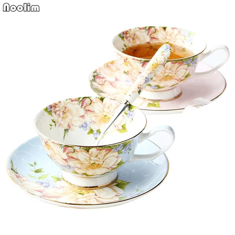 NOOLIM British Royal Bone China Flower Painting Coffee Cup Ceramic Tea Cup And Saucer Spoon Set Advanced 210ml Bone China Cup
NOOLIM British Royal Bone China Flower Painting Coffee Cup Ceramic Tea Cup And Saucer Spoon Set Advanced 210ml Bone China Cup