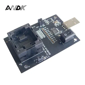 eMMC100 socket USB Interface,for BGA100 testing, Nand flash Size 12x18mm Pitch 1.0mm eMMC Reader programmer data recovery socket
eMMC100 socket USB Interface,for BGA100 testing, Nand flash Size 12x18mm Pitch 1.0mm eMMC Reader programmer data recovery socket