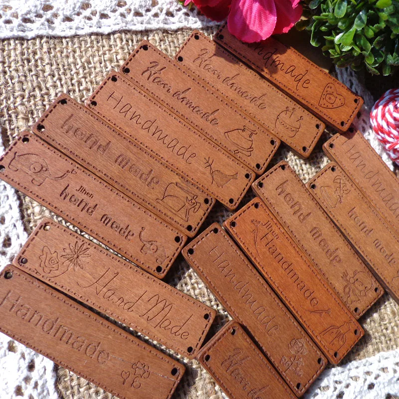 20pcs Creative Handmade Wooden Badges Wood Label Buttons For Sewing DIY Decorative Craft Scrapbooking 6.4x1.7cm
20pcs Creative Handmade Wooden Badges Wood Label Buttons For Sewing DIY Decorative Craft Scrapbooking 6.4x1.7cm